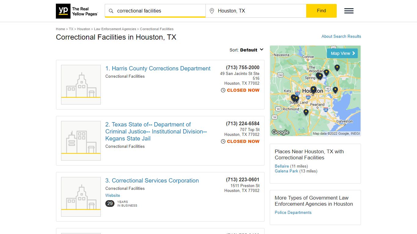 Best 21 Correctional Facilities in Houston, TX with Reviews - YP.com